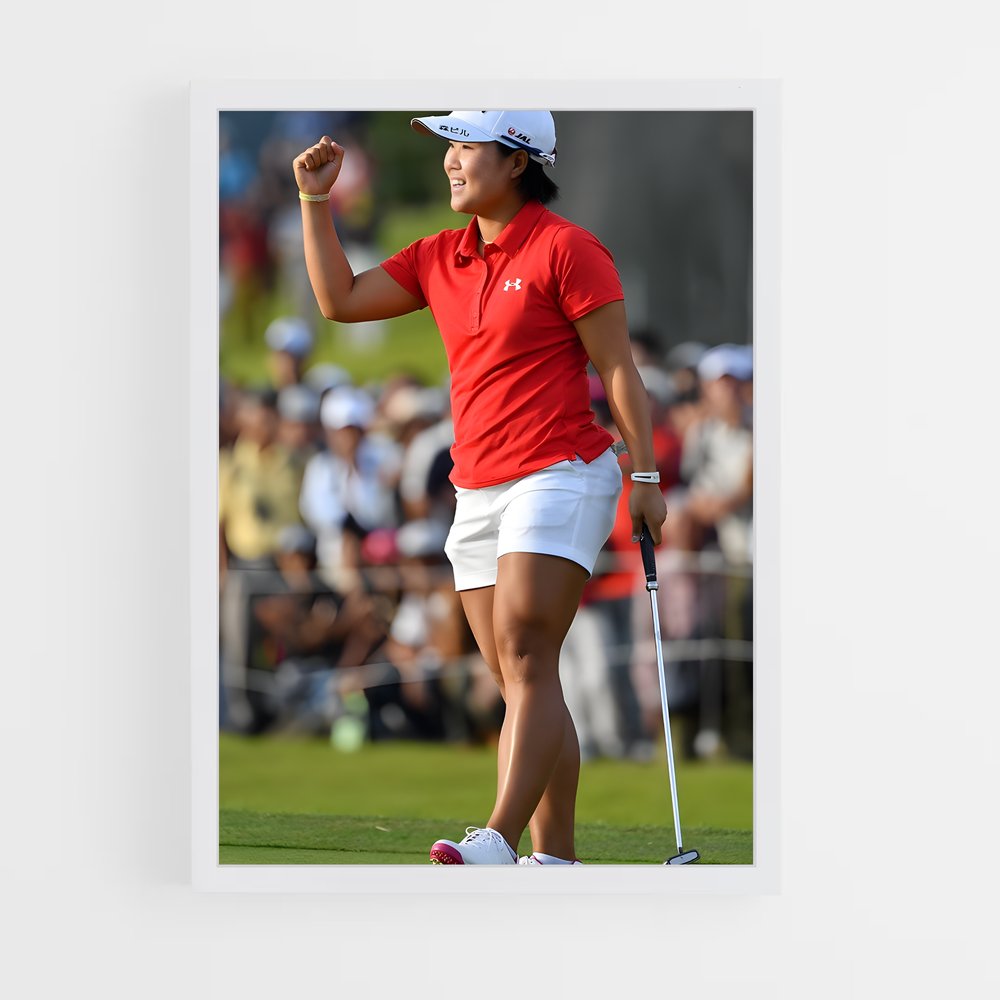 Poster Golf en Rouge (vue 3)